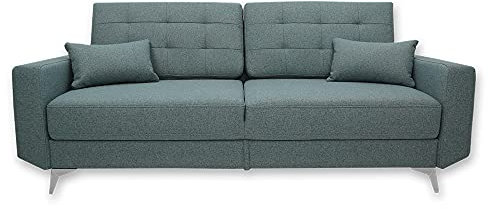 VitaliSpa Sofa York, Schlafcouch, Blau, 230 cm