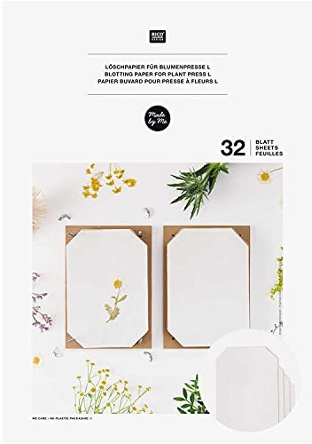 Rico Design Löschpapier für A4-Blumenpresse