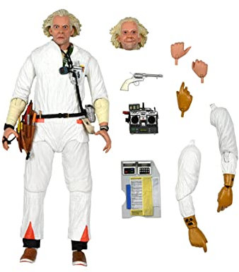 Neca Back to The Future Figur Ultimate Doc Brown 1985, 18 cm