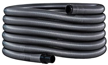 HouseVac Tubo di aspirazione per aspirapolvere centrale, adatto per Retraflex, pantaloni Hide-A, lunghezza tubo 15 m