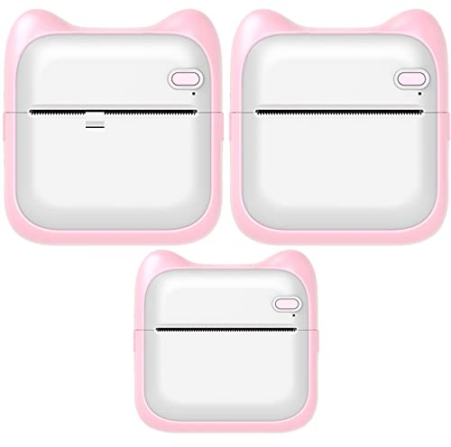QOXEZY Mini dispositivo de etiquetado Bluetooth, impresora de bolsillo, mini impresora térmica para teléfono móvil, portátil, Bluetooth, compatible con smartphone y tableta, para el hogar, oficina,