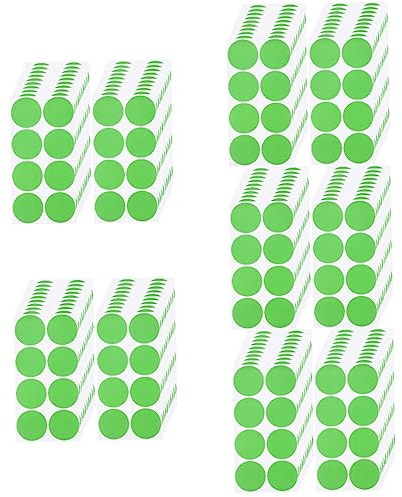 Ciieeo 5 Sets Kreisaufkleber Verschiedene Farben Punktaufkleber-pack Selbstklebende Punktetiketten Runde Planeraufkleber Fürs Büro 20 Blätter * 5