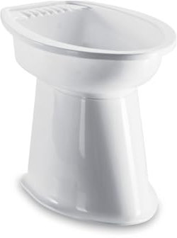 Mille Idee – Bidet da Campeggio Portatile e Smontabile | 2 Pezzi in Plastica | Per Camper, Roulotte, Barca, Tenda | Leggero e Facile da Pulire – 47 x 39 x 39 cm