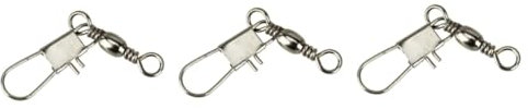 VANZACK 300 STK Angel-Schnappverbinder Angel ausrüstung Angler ausrüstung angelzubehör Box rollende Angelwirbel Paillettenverbinder stoßverbinder Angelanschluss Schwenker für Angelfässer