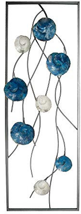 NTK-Collection Wandkunst aus Metall Modern Metallbild mit 3D-Optik