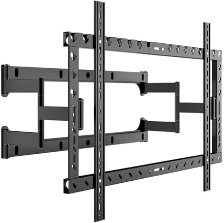 HILLPORT 85 86 98 Super Thin 27mm TV Wall Bracket Heavy Duty for 55-100 inch TVs, Swivel Tilt up to 80kg, 85 86 90 98 100 inch TV Wall Mount, Max. VESA 800x600mm DY820