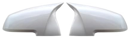 Spiegelabdeckungen Für 1 2 3 3GT 4 Für M2 I3 Serie F30 F31 F32 F33 F34 F20 F21 F22 F23 Auto Seite Rückspiegel Kappe Abdeckung Weiß Spiegel Shell Außenspiegelkappen(White)