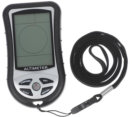 Milisten Dispositivo Barometrico Digitale Portatile Strumento Di Orientamento Elettronico e Misuratore Meteorologico Per Esterni Pesca e Campeggio e Resistente