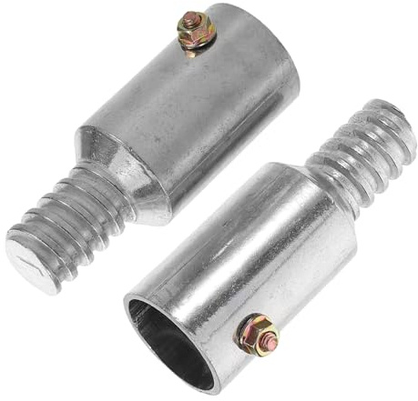 SWOOMEY Secure Threaded Tips Kit Aluminum Alloy Broomstick Repair Handle Extension Pole Adapter