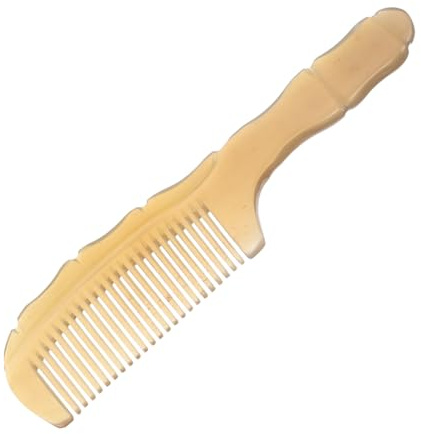 minkissy Oxhorns Kammare för Kvinnor Antistatisk Hårborste med Fin Tandrengöring och Ergonomiskt Handtag Skonsam Hårmassage och Utredning för Hemmaanvändning