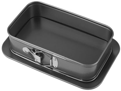 FANSHINUO Molde desmontable profesional de acero al carbono con base extraíble para hornear tartas de queso, pan y pasteles