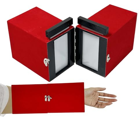 Trucco magico portatile con scatola per braccio rotto, trucco realistico per illusione, oggetto magico compatto con funzione staccabile, accessorio per spettacoli teatrali, strumento per trucchi magic