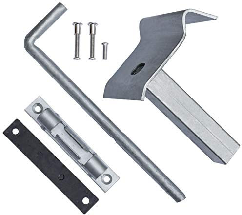 Auflaufbock-Bodenschieber Anschlag für Tore Tor Stopper Zäune Set