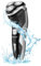 SweetLF [2023 New] Elektrischer Herrenrasierer Wet & Dry mit 4D-Rotationsköpfen, wiederaufladbarer Rasierer mit LCD-Display, Rasur IPX7 wasserdicht + Barttrimmer – Schwarz
