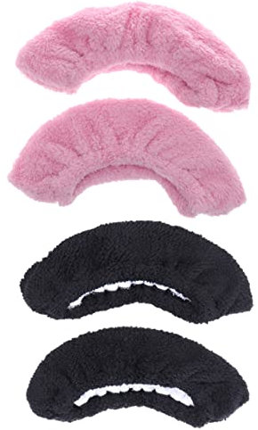 Sosoport Plüsch Schlittschuhüberzüge 2 Paar Elastisch Langlebig Frottee Schlittschuhschoner Größe l Hellrosa Schwarz Für Eishockey Eiskunstlauf Schutz Und Feuchtigkeitsabsorption