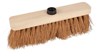Homéa, Tête de Balai Bois Fibres de Coco 29 cm Usage Extérieur