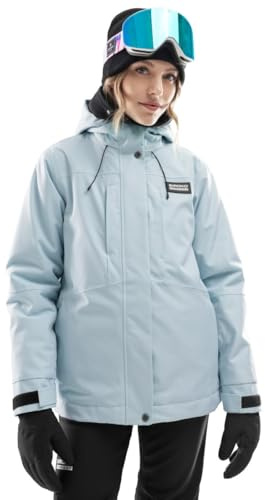SIROKO - Giacca da Snowboard con Isolamento da Donna W4-W Pole - M - Blu