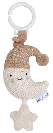 Baby's Only - Vibrierender Zappelmond Heaven - Kinderwagen Spielzeug für Babys - Babyschalen Spielzeug - Maxi-Cosi Spielzeug - Baby Spielzeug für unterwegs - Clay/Warm Linen