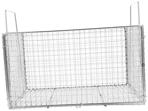 Cabilock Cesta De Acero Inoxidable Plegable Para Freír y Escurrir Aceite Para Lavar Verduras Controla La Grasa Cocción