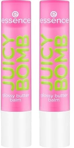 Essence - Baume à Lèvres Juicy Bomb Glossy Butter Balm - 03 Time To Pitaya (Lot de 2)