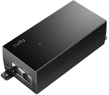 Cudy 2-Port Gigabit PoE+ Extender, 1000Mbps PoE Repeater IP Camera POE200H | IEEE 802.3at/af Compliant, 30W Max Output, Adds 100m Reach, Active Splitter for WLAN AP VoIP Network, Plug & Play Wall Mount