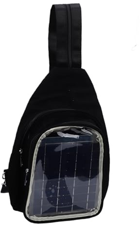 Cocoarm Sac à Dos avec Panneau Solaire, Chargeur Solaire Monocristallin | Tissu Oxford Durable, Port USB, Design Mains Libres, énergie Fiable en Plein Air