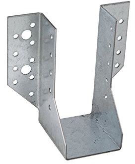 DMX Balkenschuhe - 10er Set für Holzbalken - Balkenbreite von 60 mm - 60x130x75x2,0 mm - Balkenschuh - Balkenverbinder - Holzverbinder - Balkenträger - Metallwinkel - verzinktes Blech