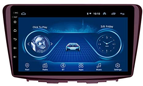 Navigazione GPS per auto, 9 Pollici Touch Screen 2.5D da Android 9.0 per Suzuki Baleno 2015-2018, Sistema DvD per Auto Lettore WiFi Bluetooth, Video Radio Integrata,Wifi 1g+16g