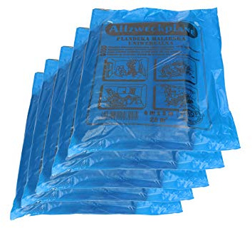 KOTARBAU® 10er Set Abdeckfolie 4x5m Stark Staubschutzfolie Baufolie Plastikplane Allzweck-Folie Malerplane Malerfolie für Renovierung und Umzug