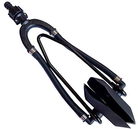 Lixada Marine Motor Flusher Rectangular Outboard Dual Feed Marine Boat Yacht Motor Flusher Engine Ear Muffs Cup Garden Hose Connection Outboard Machine Flusher