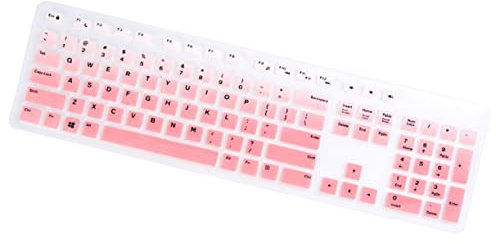 Homoyoyo Silicone Keyboard Protector Keyboard Protective Film Cover for Wired Slim Protector Portable Cover
