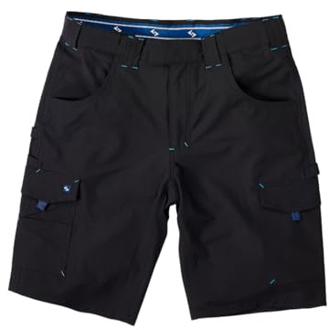 Scheibler Workwear – Softshell Shorts Herren – hochelastische Arbeitshose für den Sommer – Softshellhose kurz mit Flex-Belt, Anti-Rutsch-Bund & vielen Taschen – verfügbar in den Größen S-XXL
