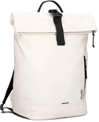 Zwei Rolltop-Rucksack CARGO CAR200 Laptop-Rucksack wasserfest 12/14 Liter leichter Tagesrucksack aus Hydroflex, Schlüsselband, Trennfächer & Schlaufe für Fahrradlicht, sportlich-modern (off-white)