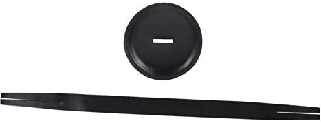 BIUDECO Juego de Correas de Cuero Negro Protectoras para Platillos Acolchonadas y Cómodas, Ideales para Músicos Profesionales