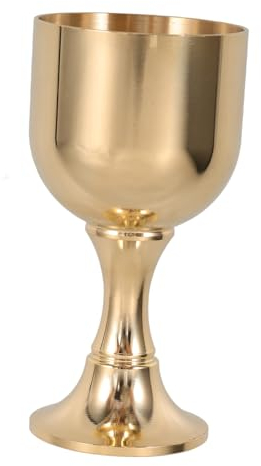 MOLUCKFU Calice da Vino in Rame Vintage Calice da Liquore Tradizionale Coppa retrò in Metallo per Vino