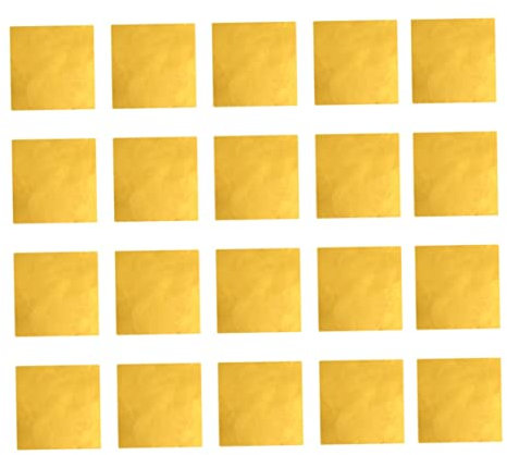 STOBOK 150stücke Goldfolienpapier Pro Beutel Kreativer Aufkleber Für Telefonfoliendekoration Folienpapieraufkleber Dekor Goldfolienpapier Für Kunsthandwerk Rahmen Wände Und Decken
