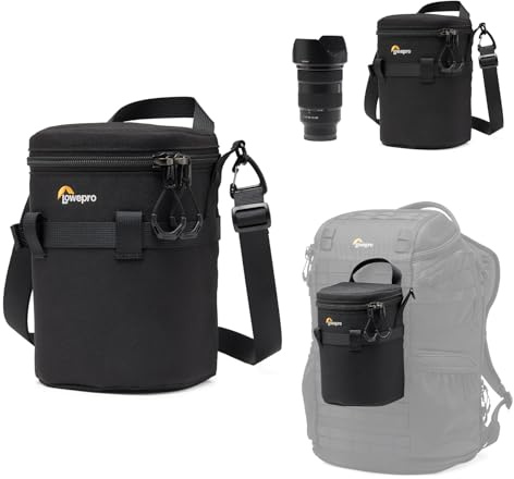 Lowepro ProTactic LCS 11 x 18 III Objektivtasche, gepolstert, passend für 50-140 mm F/2.8-Objektiv, für DSLR und spiegellose Kameras, Vol.: 2 l, ABM.: 18x11x11 cm, Kameratasche f. Fotogr./Videofilmer