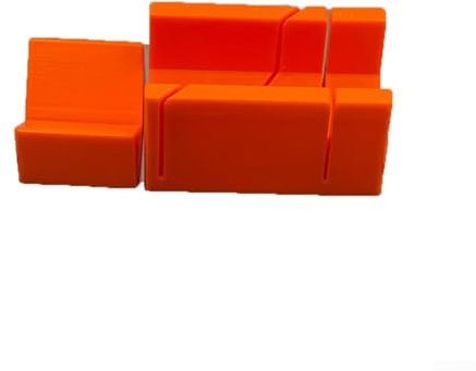 Juego de 2 cajas de ingletes para carpintería para cortes en ángulo precisos y estabilidad segura de la pieza de trabajo para proyectos de bricolaje