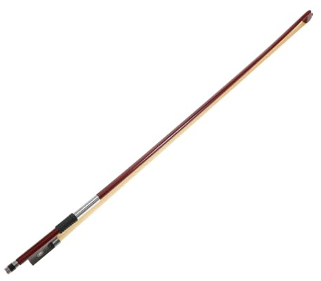 Abaodam Traditional Violin Bow Ebony Frog Sandalwood Violin Bow Smooth Screw Wild Tone Sound for Schools Music Training