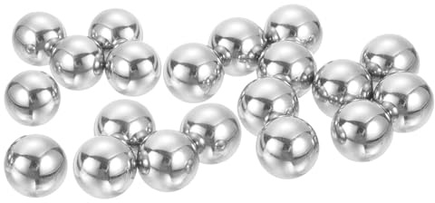 QUARKZMAN 20 Stück Kugellager Stahlkugeln, 12.7mm Kugellager Kugeln 304 Edelstahl Edelstahlkugeln G100 Präzisions Metallkugeln Lager Stahlkugeln für Lager Fahrräder