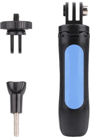 Trípode pequeño ajustable para fotografía al aire libre, aleación de aluminio ligero, sujeción segura para cámara, trípode plegable para cámara de acción