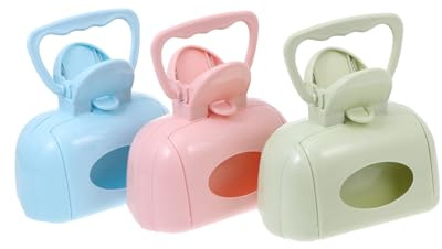 SOIMISS 3pièces Ramasse-crottes pour Chien Pinces à Déjections Outil De Nettoyage pour Animaux Usage Intérieur Et Extérieur Facile à Utiliser Nettoyer