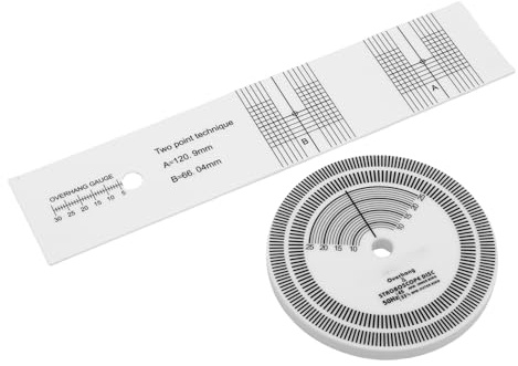 Jectse Alfombrilla Estroboscópica de Disco Estroboscópico para Plato Giratorio, Herramienta de Calibración de PVC de 2 Mm de Grosor para Ajuste de Velocidad, Patrones y Guías