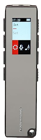 Yanmis Grabadora de Voz Digital, Micrófono Profesional de 360° con Reducción de Ruido y Activación Automática de Voz, Grabadora de Audio Portátil con Temporizador de Reproducción (32GB)