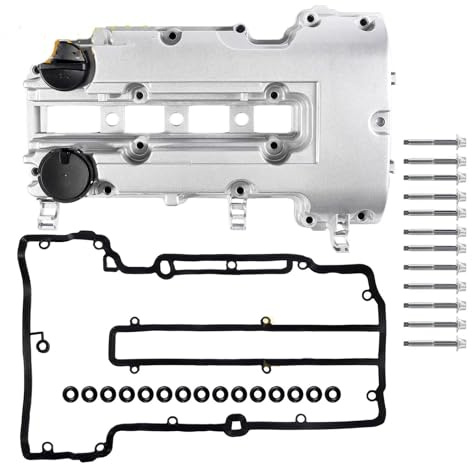 Ventildeckeldichtung aus Aluminium für Opel Astra J, Chevy Sonic, Cruze und Buick 1.2 .4L (inkl. Schrauben, Dichtung 25198498, 25198874)