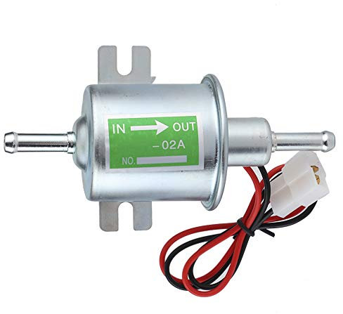 Bomba de combustible eléctrica, bomba diésel de gas en línea de 12 V, pieza universal HEP-02A de baja presión para coche, camión, barco
