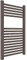 ERCOS Handtuchwärmer Bad Handtuch Heizung Größe 500x770 MM Bad Heizkörper Burnt Brown Matt, 1/2 Anschlüsse Geliefert mit Montage-Kit