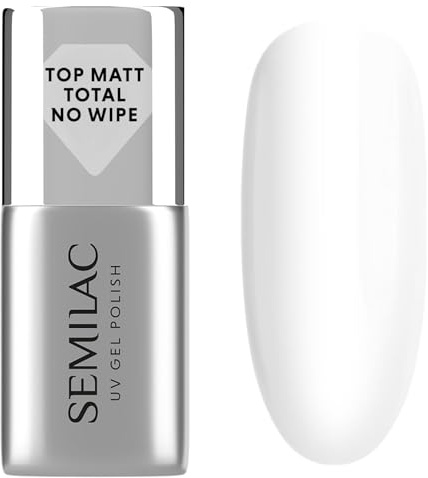 UV Nagellack Top Coat Semilac Top Matt Total No Wipe 7ml