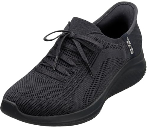 Skechers Ultra Flex 3.0 Brilliant Path, Scarpe da Ginnastica Donna, Navy Knit Mint Trim, 39 EU