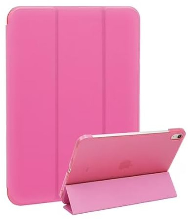 SU - Funda para iPad de 10ª generación 2022, carcasa trasera translúcida de policarbonato duro delgado para iPad de 10ª generación de 10.9 pulgadas 2022, compatible con Touch ID, encendido y apagado